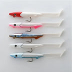 Soft Fishing Lures Kit – Eel Bait with VMC Hook, 12cm 26g (2-Pack)
