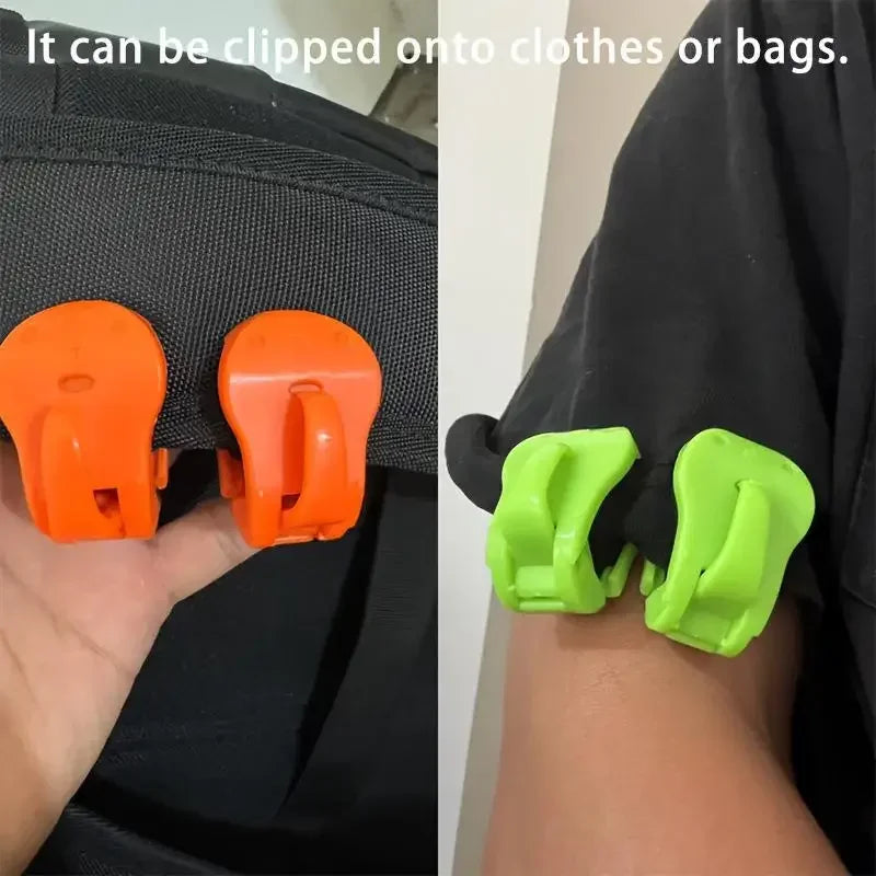 2-Pack Quick-Attach Fishing Rod Clips – One-Hand Holder