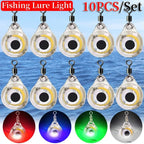 Fishing Lure Light Mini Eye Shape Underwater Night Battery Powered