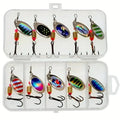Metal Spoon Spinner Fishing Lure Spoonbait Crankbaits Wobblers Bait