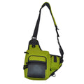 Outdoor Fishing Supplies Oxford Cloth Tricolor Fishing Crossbody Bag