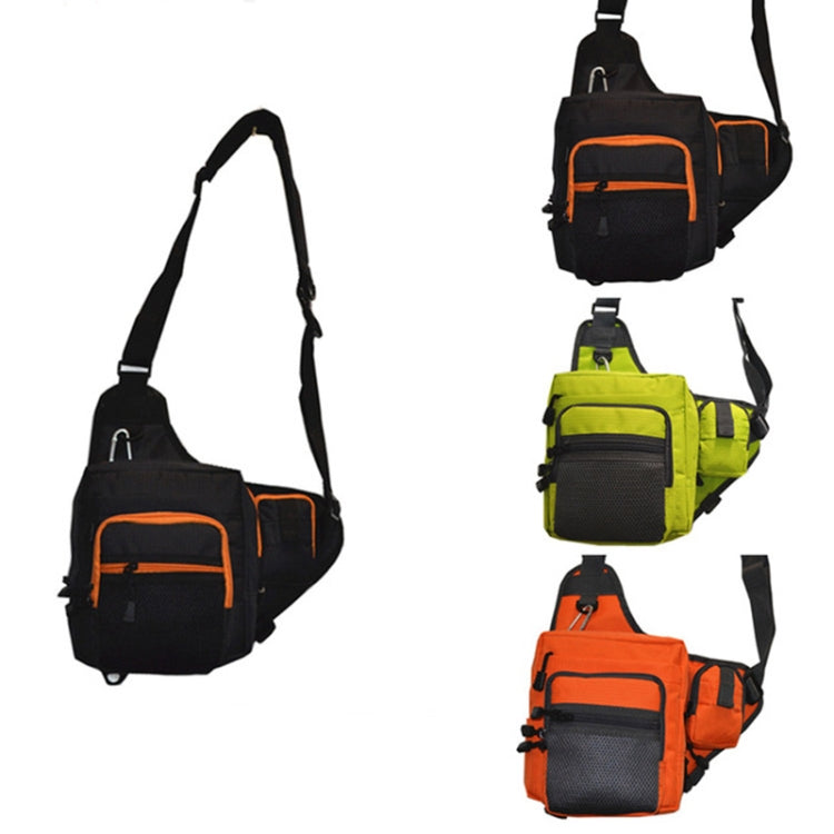 Outdoor Fishing Supplies Oxford Cloth Tricolor Fishing Crossbody Bag