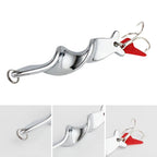 Rotating Metal Spinner Fishing Lure Hard Baits Fish Hook Tackle, 10g, 14g, 21g, 28g