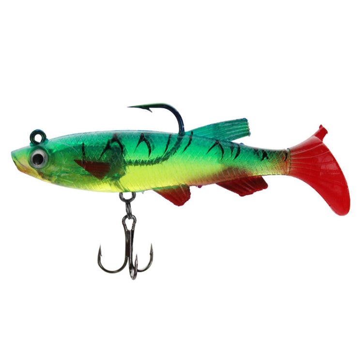 5 PCS Fish-Bait Road Sub-Bait Lead Fish With Single Hook And Three Anchor Hook Bait, 8cm 14g