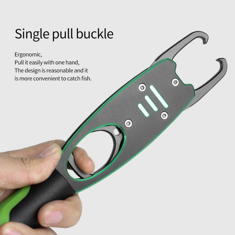 Multifunctional Fish Control Device Aluminum Alloy Lengthened Road Sub Pliers, With Scale Fish Control Device (Grass Green), With Scale Fish Control Device (Blue)