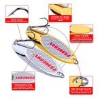 PROBEROS DW342 Lure VIB Metal Sequins, 2 PCS 3g, 5 PCS 7g, 5 PCS 10g, 2 PCS 14g, 2 PCS 18g, 21g, 2 PCS  28g, 32g, 2 PCS  35g, 40g, 2 PCS 50g, 60g