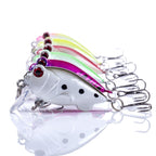4 PCS HENGJIA CB051 4cm / 5.2g Small Fat Lure Bait, 1, 2, 3, 4, 5, 6