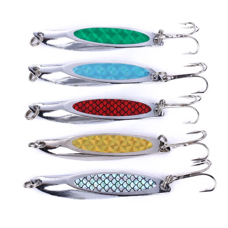 4 PCS HEGNJIA SP071 7cm 21g Seabass Sequin Lure, SP071 (1), SP071 (2), SP071 (3), SP071 (4), SP071 (5)