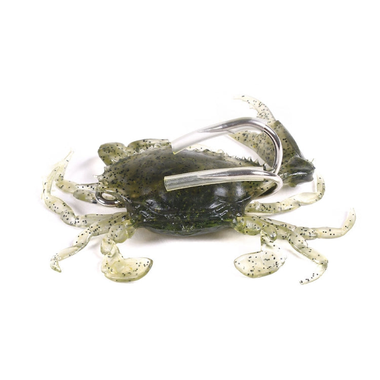 3 PCS HENGJIA SO068 Submerged Crab Hook Anti-hanging Bottom Ice Fishing Bait, 8cm 19g 1, 8cm 19g 2, 8cm 19g 3, 10cm 30g Orange, 10cm 30g Green, 10cm 30g Gray