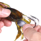 3 PCS HENGJIA SO068 Submerged Crab Hook Anti-hanging Bottom Ice Fishing Bait, 8cm 19g 1, 8cm 19g 2, 8cm 19g 3, 10cm 30g Orange, 10cm 30g Green, 10cm 30g Gray