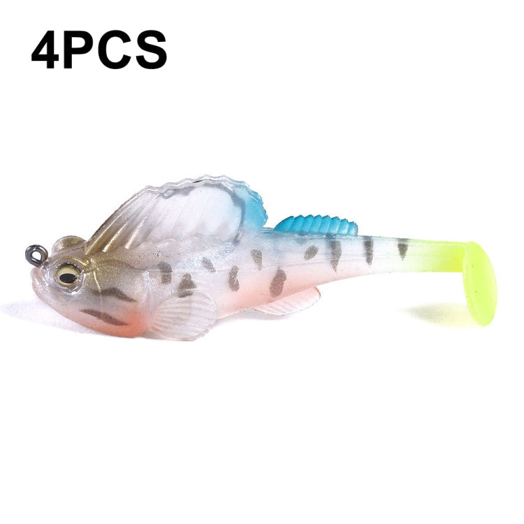 4 PCS HENGJIA SO062 Defense Bottom Tail 14g Jumping Fish Luya Soft Bait, SO062 2, SO062 3, SO062 4, SO062 5, SO062 6, SO062 7, SO062 8, SO062 9, SO062 10, SO062 1