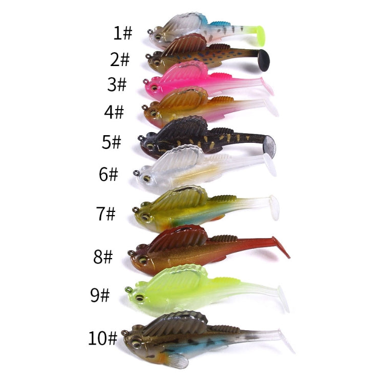 4 PCS HENGJIA SO062 Defense Bottom Tail 14g Jumping Fish Luya Soft Bait, SO062 2, SO062 3, SO062 4, SO062 5, SO062 6, SO062 7, SO062 8, SO062 9, SO062 10, SO062 1