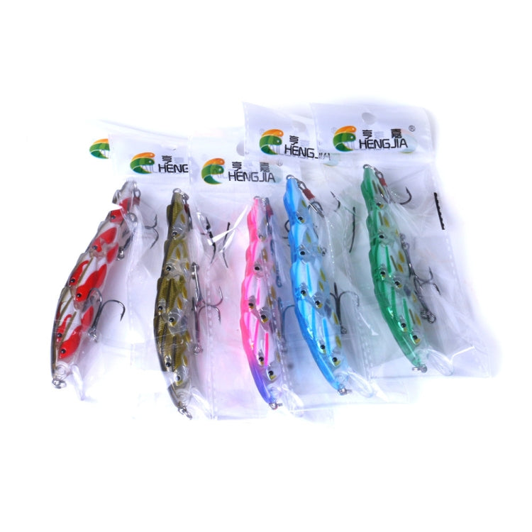 HENGJIA MI113 11.5cm 15.7g Sea Fishing Crank Lure Swing With Feather Hook, MI113 B, MI113 C, MI113 D, MI113 E, MI113 A