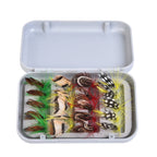 LEO 27955 Flying Fishing Imitation Butterfly Iconing Fish Hook, 20 PCS