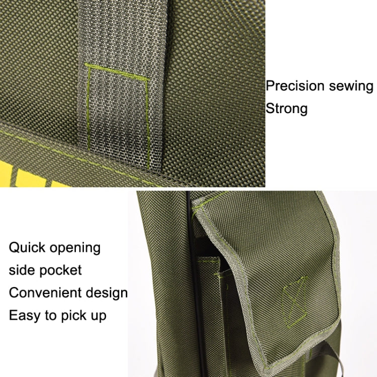 LEO 27746 Folding Fishing Rod Bag Long Fishing Gear Soft Bag, Length:, 1.5m Black