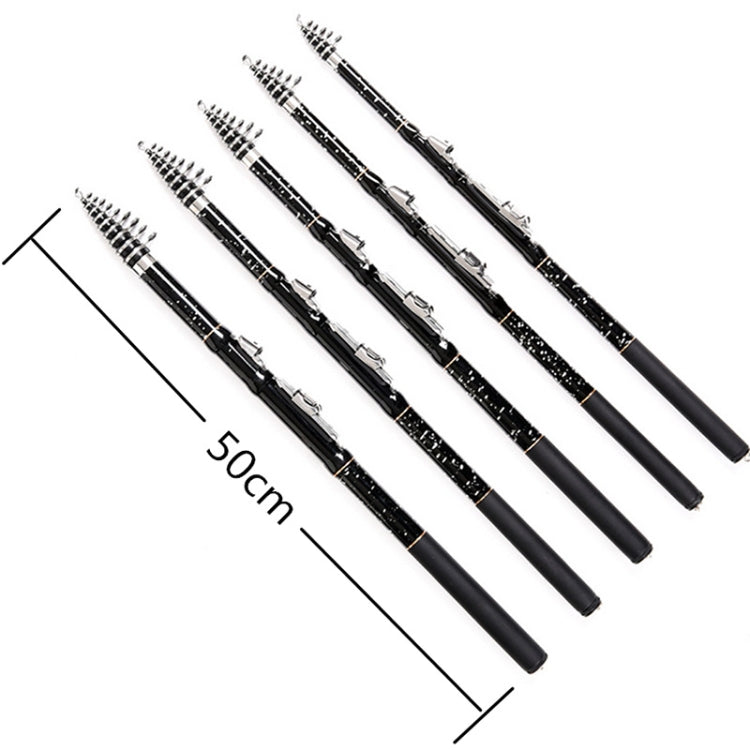 ZHANLANGWANG Carbon Throwing Pole Mini Short Rock Fishing Rod, 1.8m, 2.1m, 2.4m, 2.7m, 3.0m, 3.6m