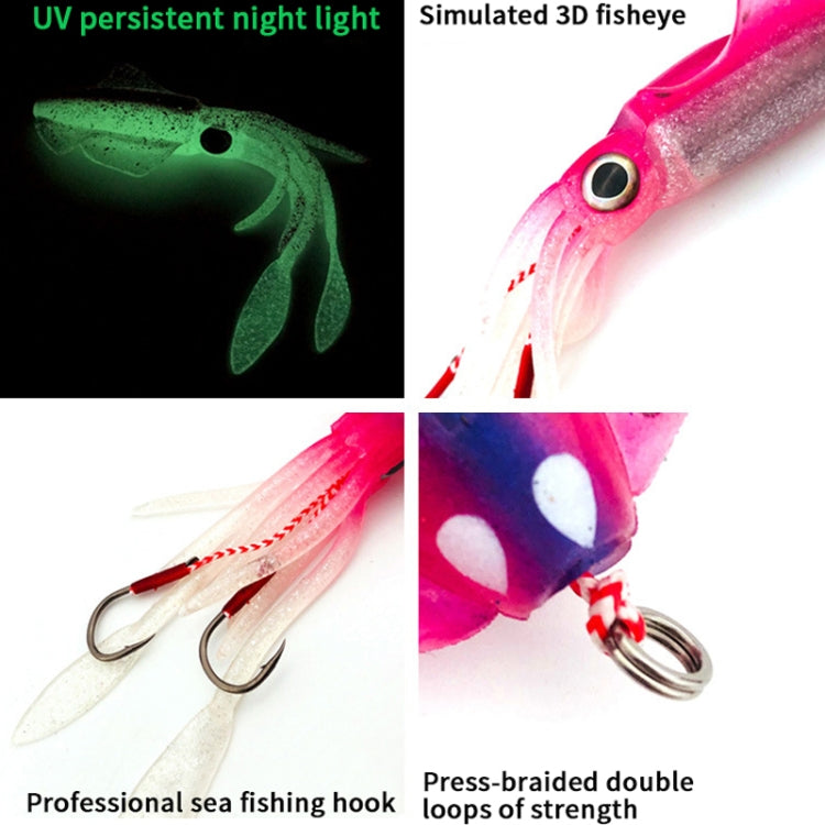 15cm 60g Sea Fishing Fake Bait Deep Sea Squid Soft Bait, Style:, A1006 With Lead, A1014 With Lead, A1046 With Lead, A1047 With Lead, A1051 With Lead, 1008, 1009, 1014, 1028
