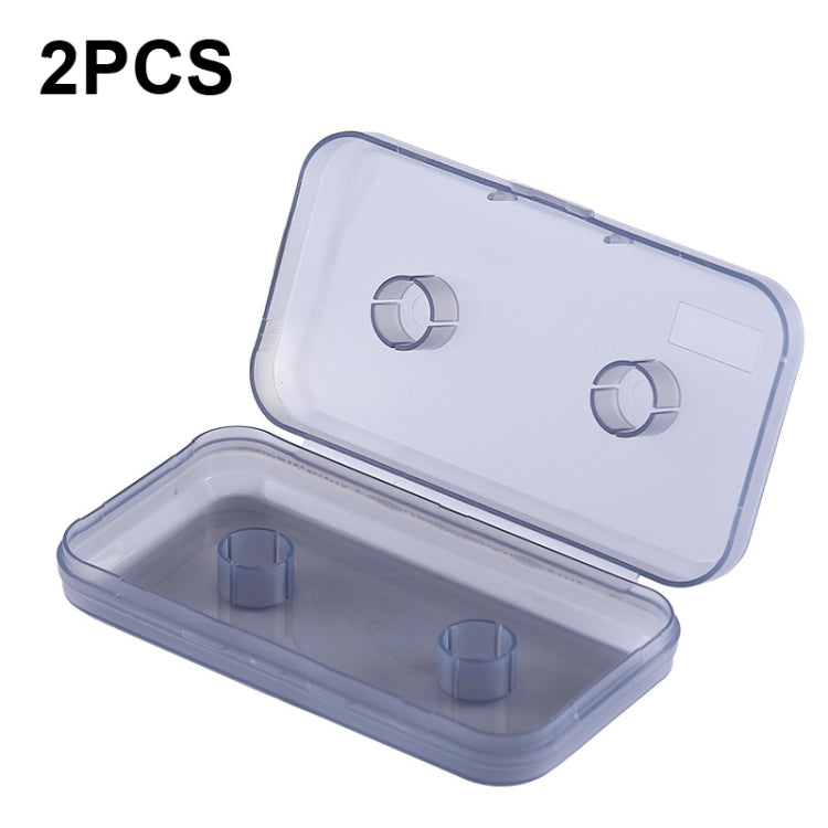 2 PCS Convenient Fishing Line Main Line Box Fishing Gear Supplies, Style:, 2 Axle Box Without Axle, 2 Axle Box With Foam Axle, 4 Axle Box Without Axle, 4 Axle Box With Foam Axle, 6 Axle Box Without Axle, 6 Axle Box With Foam Axle