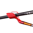 Duckbill Type Universal Non-slip Fishing Rod Bracket Head, Red, Black