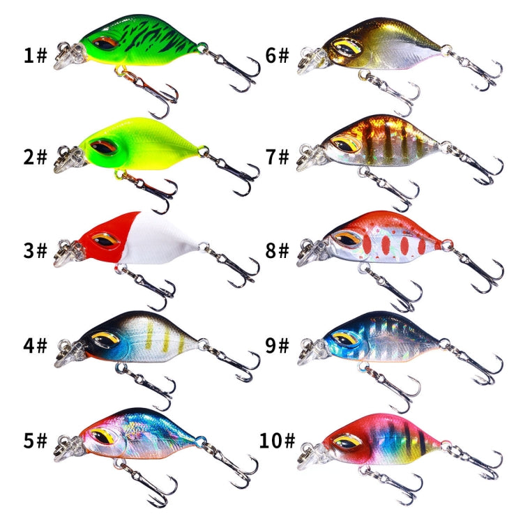 HENGJIA CB070 Lure Submerged Small Fatty False Lure, HENGJIA CB070 3.8cm 3.3g