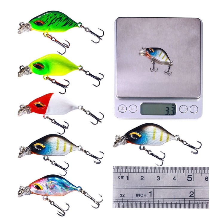 HENGJIA CB070 Lure Submerged Small Fatty False Lure, HENGJIA CB070 3.8cm 3.3g