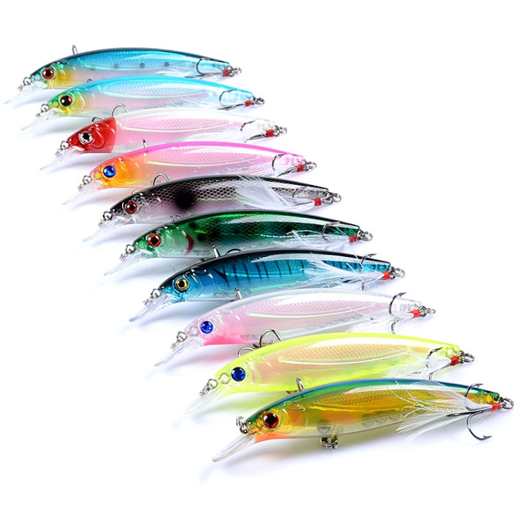 M0195 11cm/13.4g Lures Casting Feather Hook Mino Hard Baits Bionic Bait, M0195 1, M0195 3, M0195 4, M0195 5, M0195 6, M0195 7, M0195 8, M0195 9, M0195 10
