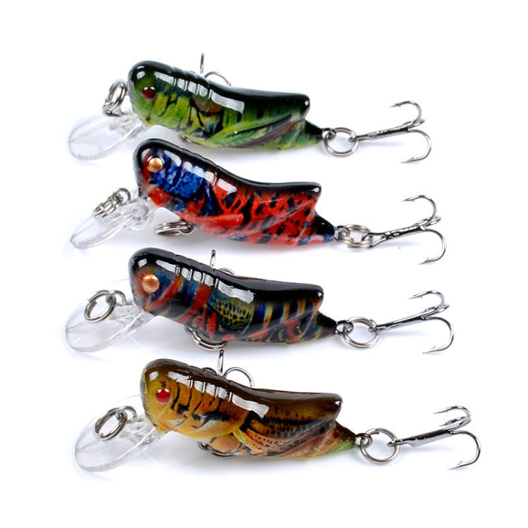 LB119 Insect Grasshopper Bionic Bait Painted Plastic Hard Bait, LB119 1, LB119 2, LB119 4