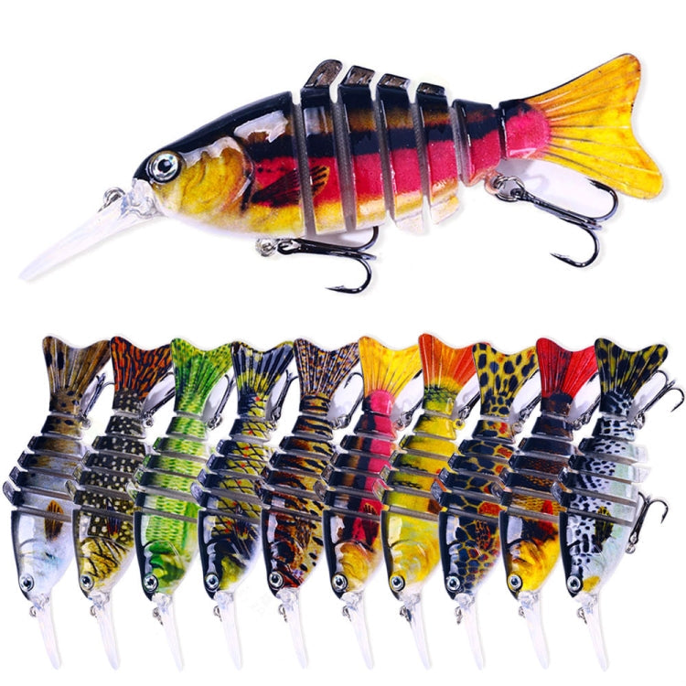 HENGJIA JM065 12cm Luya Fishing Gear Bait Multi-Section Fish Sinking Lure, JM065 (1), JM065 (2), JM065 (3), JM065 (4), JM065 (5), JM065 (6), JM065 (7), JM065 (8), JM065 (9), JM065 (10)
