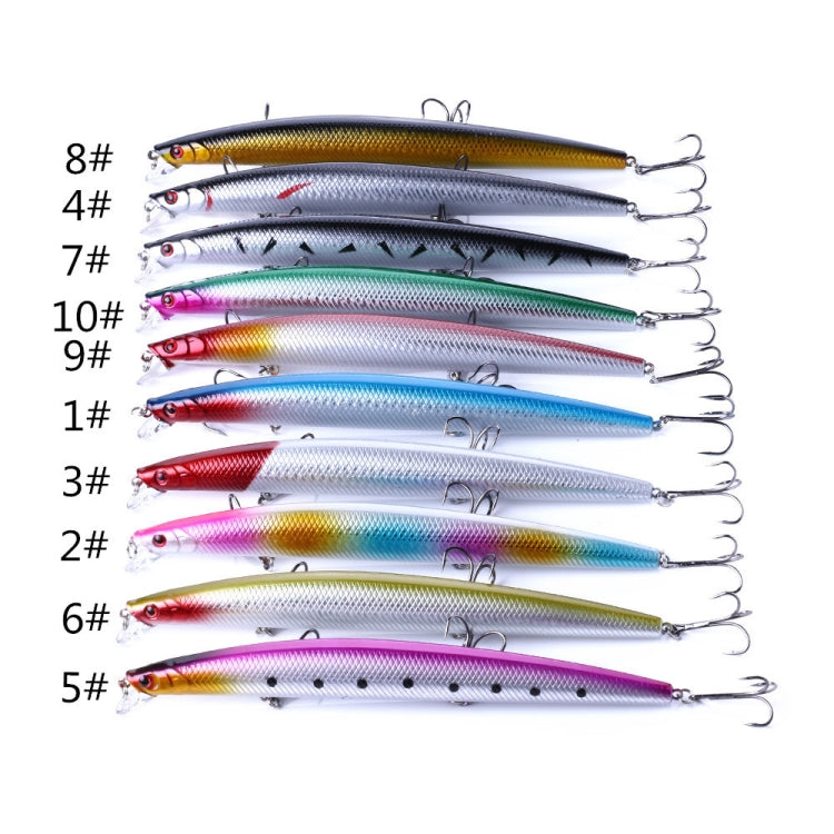 HENGJIA MI101 18cm 26g Long-distance Casting Sea Fishing Fake Lures Minnow Baits, MI101 (5), MI101 (1), MI101 (2), MI101 (3), MI101 (6), MI101 (8), MI101 (9), MI101 (10), MI101 (10 Colors)