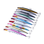 HENGJIA MI101 18cm 26g Long-distance Casting Sea Fishing Fake Lures Minnow Baits, MI101 (5), MI101 (1), MI101 (2), MI101 (3), MI101 (6), MI101 (8), MI101 (9), MI101 (10), MI101 (10 Colors)