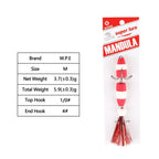 W.P.E PMG-M Foam Hook Soft Worm Bait Three Anchor Hook Fake Lures, M