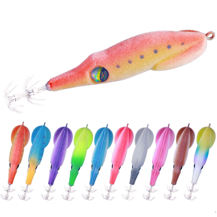 HENGJIA SJ042 Squid Steel Filament Shrimp Bionic Bait Sea Fishing Lures, SJ042 (Orange Red), SJ042 (Blue Yellow), SJ042 (White Purple), SJ042 (Yellow Green), SJ042 (Sky Blue), SJ042 (Light Red), SJ042 (Blue Gray), SJ042 (Red Purple), SJ042 (Light Brown...