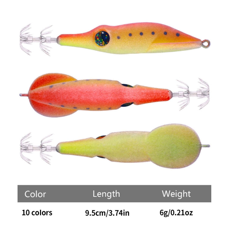 HENGJIA SJ042 Squid Steel Filament Shrimp Bionic Bait Sea Fishing Lures, SJ042 (Orange Red), SJ042 (Blue Yellow), SJ042 (White Purple), SJ042 (Yellow Green), SJ042 (Sky Blue), SJ042 (Light Red), SJ042 (Blue Gray), SJ042 (Red Purple), SJ042 (Light Brown...