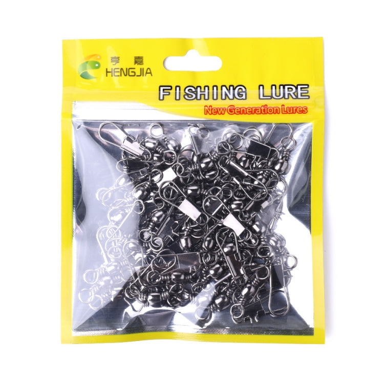 HENGJIA SS007 50pcs/bag B-pin Connector 8 Shape Swivel Loop Accessories, 1/0+5B (60mm), 2/0+5B (57mm), 3/0+6B (67mm), 4/0+6B (70mm), 5/0+6B (78mm), 1+5B (56mm), 2+4B (49mm), 3+4B (49mm), 4+4B (45mm), 5+3B (42mm), 6+3B (41mm), 7+3B (39mm), 8+2B (34mm)  ...