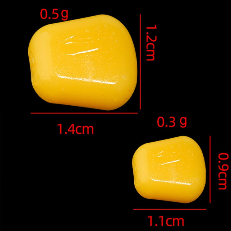 Floating Water Soft Bait Corn Flavor Fake Bait, 100pcs Large, 30pcs Large, 100pcs Small, 30pcs Small
