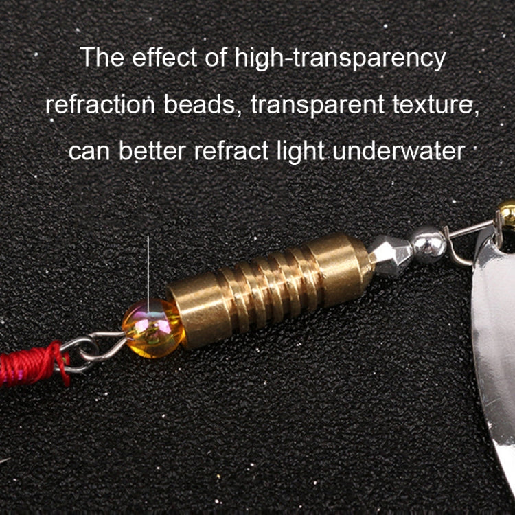 5pcs Rotation Luya Sequins Willow Leaf Feather Bait, Copper Pendant Futaba 7g, Copper Pendant Futaba 10g, Copper Pendant Futaba 15g, Lead Pendant  7g