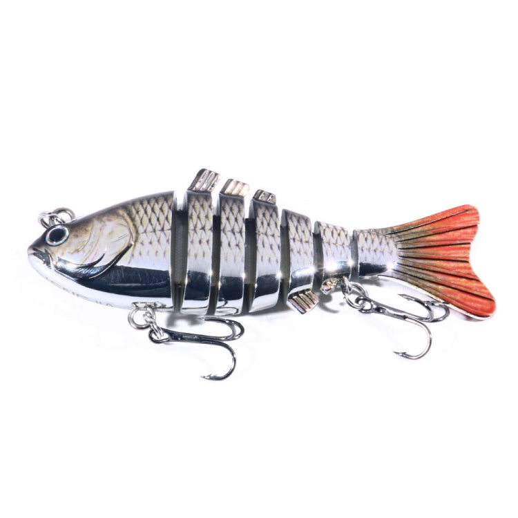 HENGJIA 10cm 24g Bionic Multi-Section Fish Bait Plastic Electroplating Fake Bait, JM060 (6), JM060 (1), JM060 (2), JM060 (3), JM060 (4), JM060 (5)