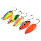 HENGJIA 3.2cm 4.5g Lua Melon Sequins Horse Mouth Metal Fishing Fake Bait