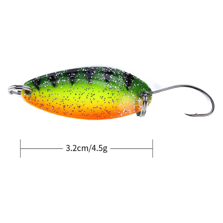 HENGJIA 3.2cm 4.5g Lua Melon Sequins Horse Mouth Metal Fishing Fake Bait