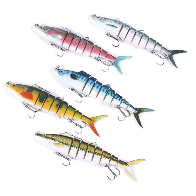 HENGJIA 17.8cm 38g 8 Section Fish Fake Bait, JM036 (1), JM036 (2), JM036 (3), JM036 (4), JM036 (5)