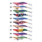 HENGJIA 14cm 20g Night Light Wood Shrimp Fake Bait Squid Hook Luya Bait, 1, 2, 3, 4, 5, 6, 7, 8, 9, 10, 10 Colors