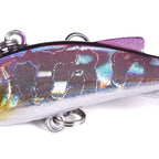 HENGJIA 4cm 4g Submerged Trembler Swimming VIB Luya Fish Bait Microbe Warbler Fake Bait