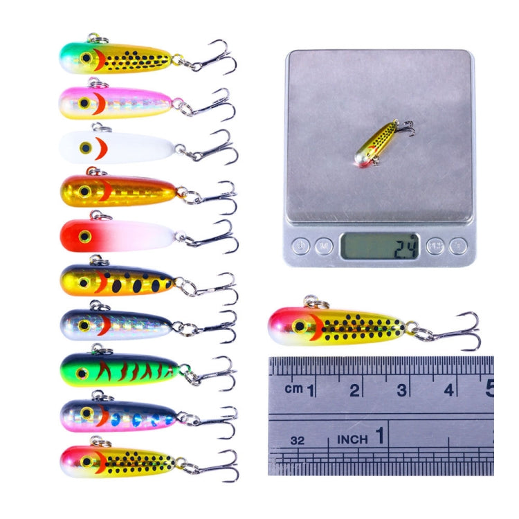 HENGJIA 3.5cm 2.3g Long Casting Sinking Mini Lure Micro Pencil Sinking Fake Bait