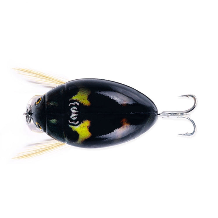 HENGJIA Insect Floating Water Bionic Bait Beetle Water Surface Bass Tap Fake Bait, 1, 2, 3, 4, 5, 6, 7, 8, 8 Colors Bagged, 8 Colors Boxed