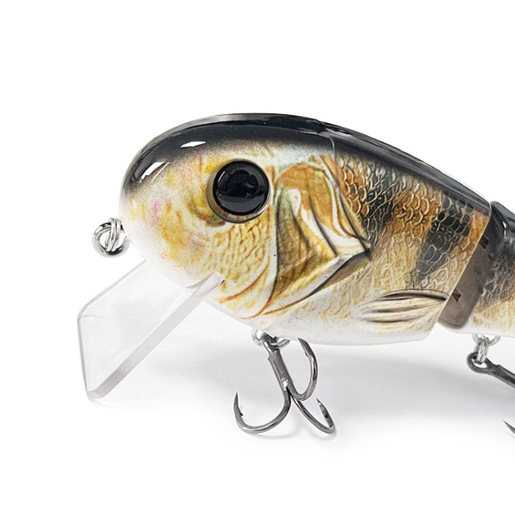With Tongue Plate 3 Section Bionic Fish Lua Sea Fishing Freshwater Universal Floating Fake Bait