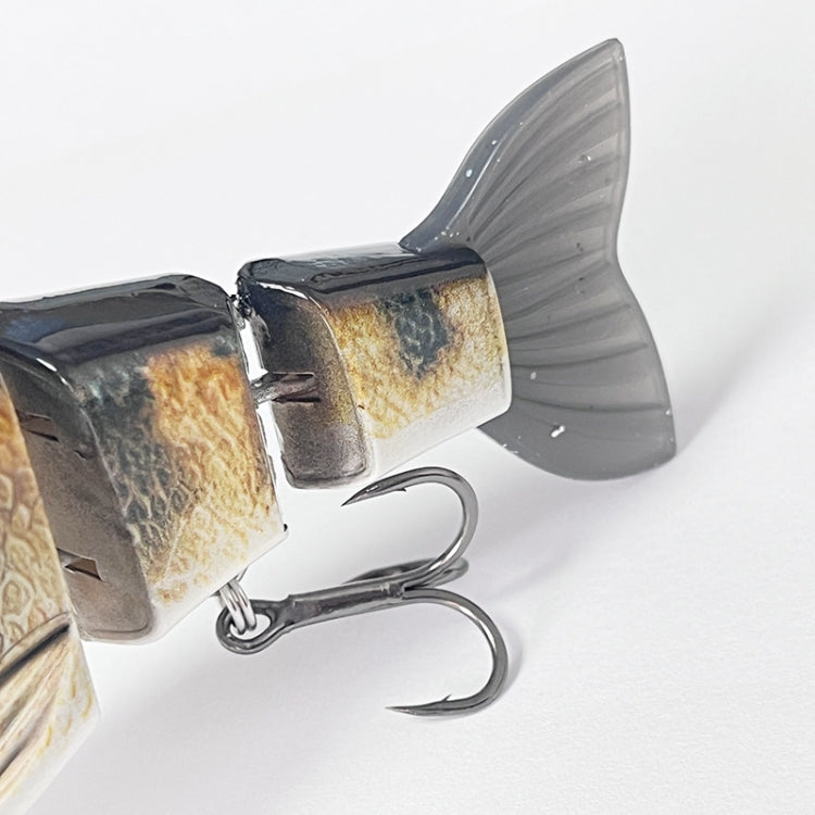 With Tongue Plate 3 Section Bionic Fish Lua Sea Fishing Freshwater Universal Floating Fake Bait