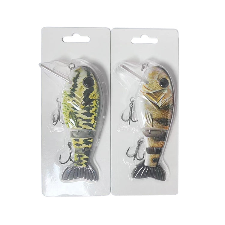 With Tongue Plate 3 Section Bionic Fish Lua Sea Fishing Freshwater Universal Floating Fake Bait