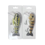 With Tongue Plate 3 Section Bionic Fish Lua Sea Fishing Freshwater Universal Floating Fake Bait