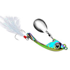 PROBEROS DW570 Fishing Lures Spinning Sequins Long Casting Tremor Swimming VIB Micro Tremor Zinc Alloy Bait, 9g, 13g, 17g