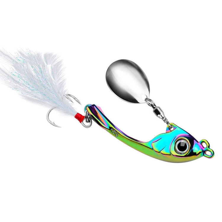 PROBEROS DW570 Fishing Lures Spinning Sequins Long Casting Tremor Swimming VIB Micro Tremor Zinc Alloy Bait, 9g, 13g, 17g